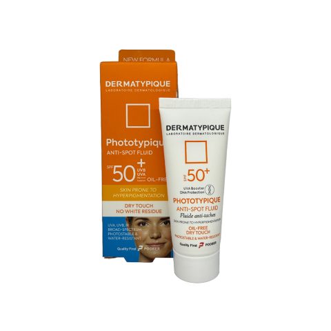فلوئید ضد آفتاب ضد لک بی رنگ درماتیپیک مدل فتوتیپیک با SPF50+