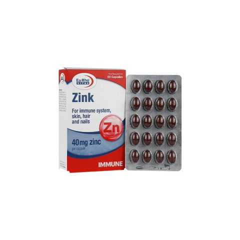 کپسول زینک یوروویتال 60 عدد