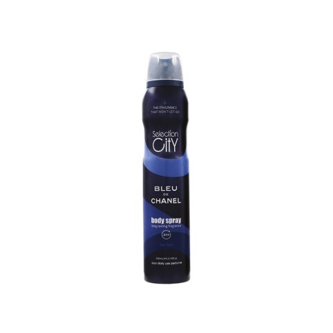 اسپری خوشبو کننده بدن مردانه Blue Chanel سلکشن سیتی 200 میلی لیتر