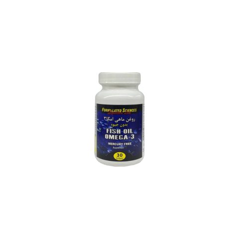 سافت ژل روغن ماهی امگا 3 بدون جیوه فرمولیتد ساینسز 30 عدد