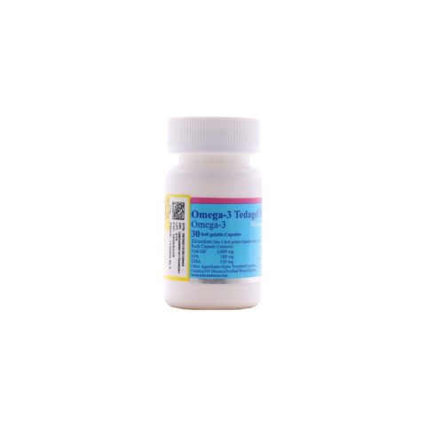 کپسول امگا3 -1000 میلی گرم تداژل 30 عددی